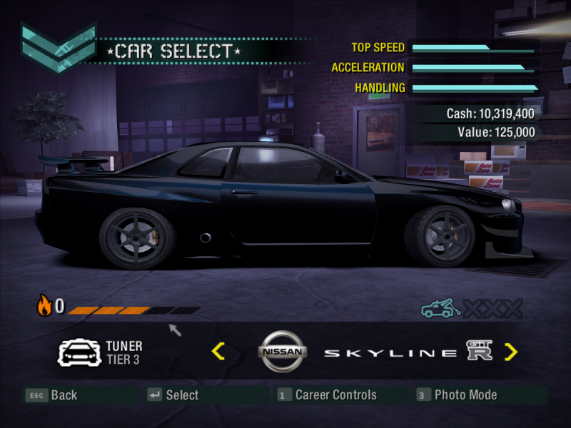 Need For Speed: Carbon "Сохранение - Сломанный сейв 5 машин в гараже много денег 0% карьеры"