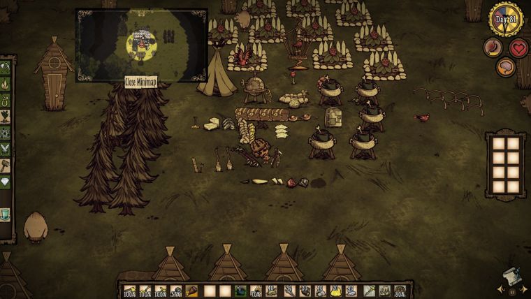 Гайд - идеальная база в деревне свиней в Don't Starve