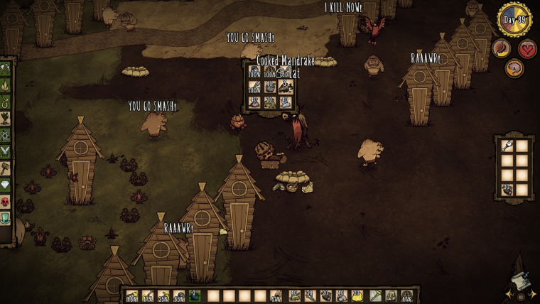 Гайд - идеальная база в деревне свиней в Don't Starve