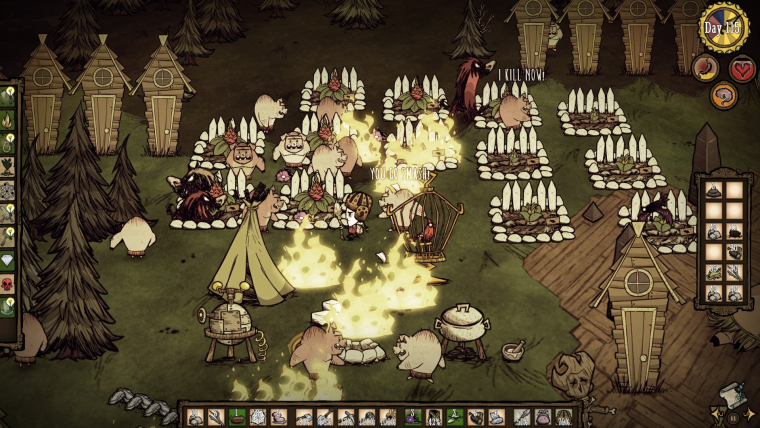 Гайд - идеальная база в деревне свиней в Don't Starve