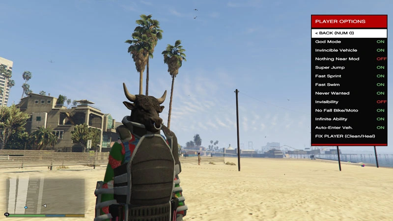 Grand Theft Auto 5 "New JJ Menu Trainer от Atolon: Редактор игрока, оружия, транспорта, мира и телепорт"