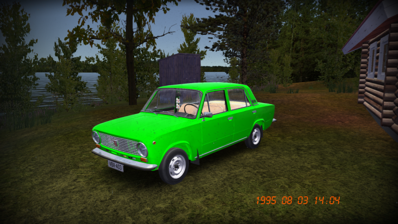 My Summer Car КВЕСТ "Сохранение - Ваз 21011 1978 годов ярко салатового цвета