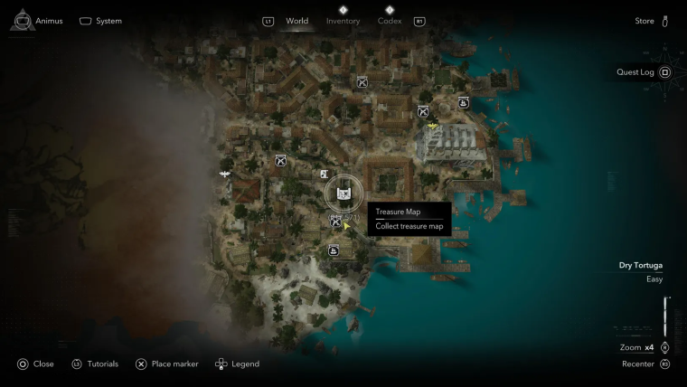 Пиратские клады в Assassin's Creed Black Flag Resynced - Где найти все карты сокровищ