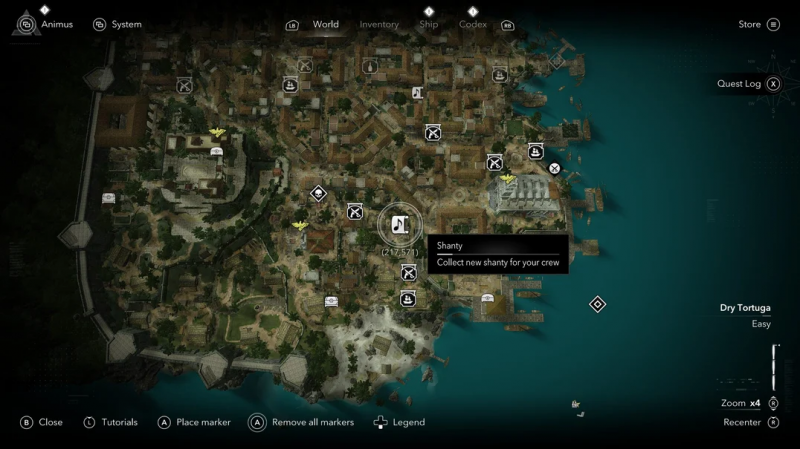 Шанти Карибского моря: где найти все матросские песни в Assassin's Creed Black Flag Resynced