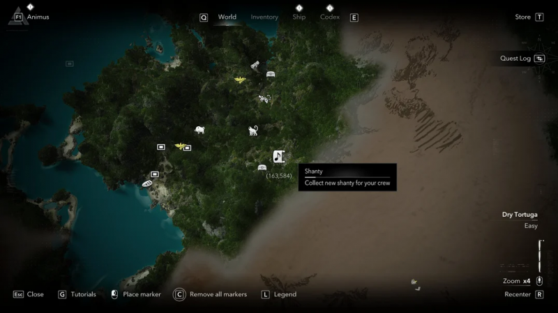 Шанти Карибского моря: где найти все матросские песни в Assassin's Creed Black Flag Resynced
