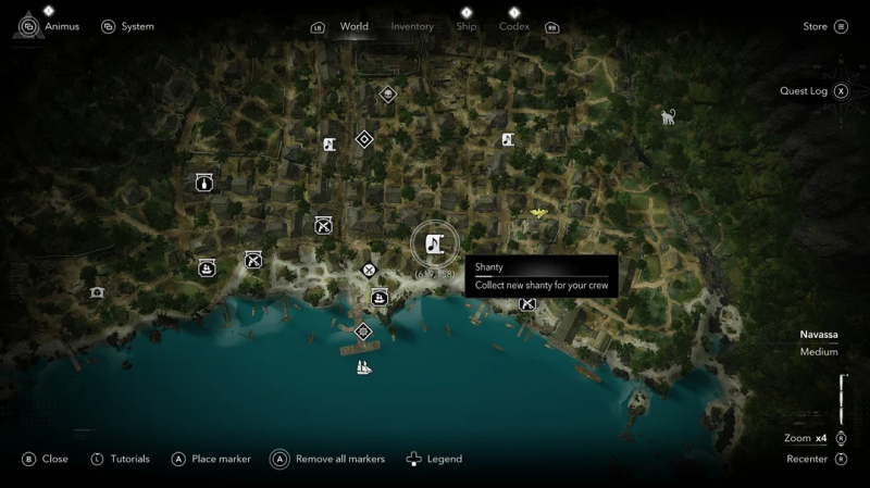 Шанти Карибского моря: где найти все матросские песни в Assassin's Creed Black Flag Resynced