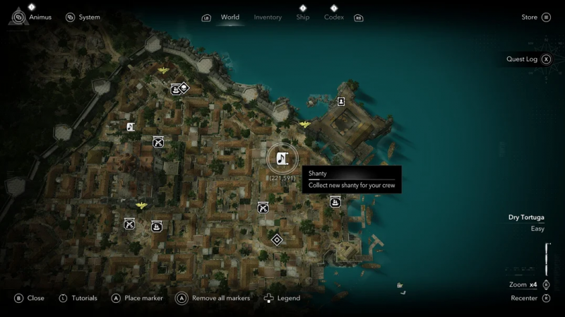 Шанти Карибского моря: где найти все матросские песни в Assassin's Creed Black Flag Resynced