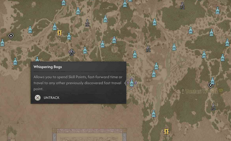 Где найти все святилища в The Blood of Dawnwalker - точки быстрого перемещения