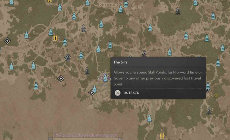 Где найти все святилища в The Blood of Dawnwalker - точки быстрого перемещения