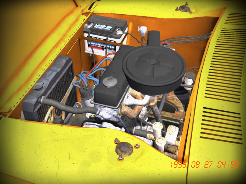 My Summer Car "Сохранение - стоковая Satsuma на ходу, полный бак, техосмотр пройден, много денег"