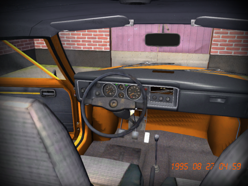 My Summer Car "Сохранение - стоковая Satsuma на ходу, полный бак, техосмотр пройден, много денег"