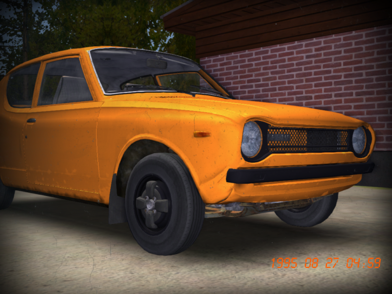 My Summer Car "Сохранение - стоковая Satsuma на ходу, полный бак, техосмотр пройден, много денег"